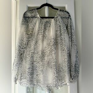 Viola silk top from Saks L
